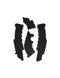 PROTEÇÕES DE CHASSIS GOMA DE BORRACHA VIBRAM YAMAHA YZ-F 450 2010 - 2013 PRETO